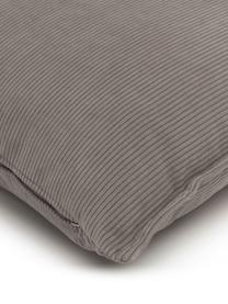 Cojín de pana sofá Lennon, Tapizado: pana (92% poliéster, 8% p, Pana gris pardo, An 60 x F 60 cm