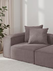 Cord-Sofa-Kissen Lennon, Hülle: 92 % Polyester, 8 % Polya, Cord Taupe, B 70 x L 70 cm
