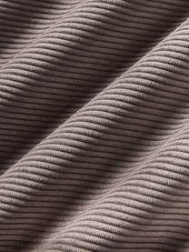 Corduroy bankkussen Lennon, Bekleding: 92% polyester, 9% polyami, Corduroy taupe, B 70 x L 70 cm