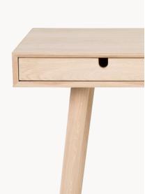 Úzky písací stôl z dubového dreva Century, Dub, Š 100 x H 45 cm