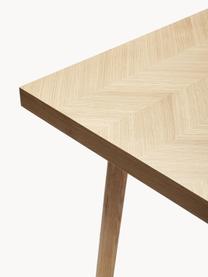 Mesa de comedor de madera de roble diseño espiga Herringbone, tamaños diferentes, Madera de roble

Este producto está hecho de madera de origen sostenible y con certificación FSC®., Madera clara, An 200 x F 100 cm