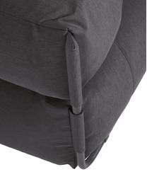 Outdoor-Liegesack Square, Bezug: Polyester, Polypropylen, , Gestell: Aluminium, lackiert, Schwarz, B 101 x T 165 cm