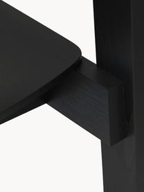 Sillas apilables de madera de roble Blueprint, 2 uds., Madera de roble, Madera de roble lacada en negro, An 46 x F 49 cm