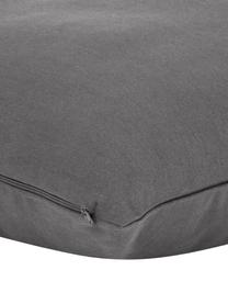 Housse de coussin gris foncé Mads, Gris foncé