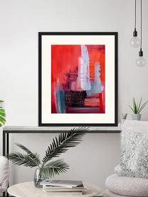 Impression numérique encadrée Abstract Red Art, Multicolore, larg. 53 cm, haut. 63 cm