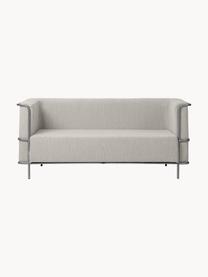 Sofa Bouclé Modernist (2-osobowa), Tapicerka: Bouclé (34% wiskoza, 33% , Stelaż: stal powlekana, Greige Bouclé, S 164 x G 77 cm