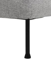 Sofá rinconera Cucita (4 plazas), Tapizado: tejido (100% poliéster) A, Estructura: madera de pino maciza, Patas: metal pintado, Tejido gris, An 302 x F 163 cm, chaise longue izquierda