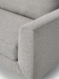 Ecksofa Cucita (4-Sitzer), Bezug: Webstoff (100% Polyester), Gestell: Massives Kiefernholz, Füße: Metall, lackiert Dieses P, Webstoff Grau, B 302 x T 163 cm, Eckteil links