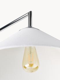 Lampa na čtení Iris, Bílá, stříbrná, V 160 cm