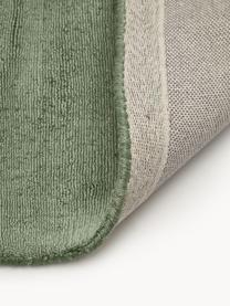 Ręcznie tkany dywan z wiskozy Jane, Ciemny zielony, S 200 x D 300 cm (Rozmiar L)