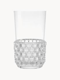 Szklanka Jellies, 4 szt., Tworzywo sztuczne, Transparentny, Ø 9 x W 15 cm, 600 ml