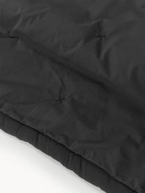 Prešívaný prehoz z bavlny Lenore, Čierna, Š 250 x D 230 cm