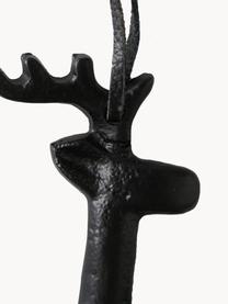 Baumanhänger Elvina, 3er-Set, Metall, beschichtet, Schwarz, B 9 x H 13 cm
