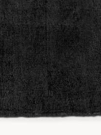 Tapis en viscose tissé main Jane, Anthracite, larg. 160 x long. 230 cm (taille M)