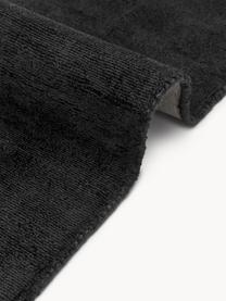 Tapis en viscose tissé main Jane, Anthracite, larg. 160 x long. 230 cm (taille M)