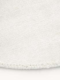 Okrągły ręcznie tkany dywan z wiskozy Jane, Złamana biel, Ø 300 cm (Rozmiar XXL)