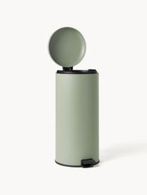 Odpadkový koš s pedálovou funkcí Rafa, 30 l, Šalvějově zelená, černá, Ø 30 x V 66 cm, 30 l