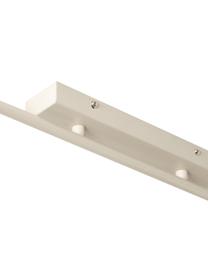 Großer Deckenstrahler Cassandra, Baldachin: Metall, pulverbeschichtet, Beige, matt, B 80 x H 16 cm