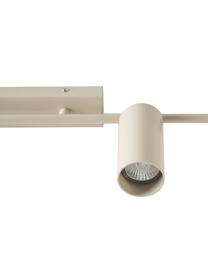Großer Deckenstrahler Cassandra, Baldachin: Metall, pulverbeschichtet, Beige, matt, B 80 x H 16 cm