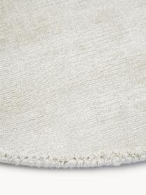 Okrúhly koberec z viskózy Jane, Lomená biela, Ø 300 cm (veľkosť XXL)