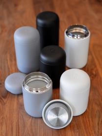 Tazza termica per caffè Carter, Struttura: acciaio inossidabile, Coperchio: plastica, Grigio, Ø 9 x Alt. 16 cm, 450 ml