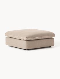 Pouf Felix, Tissu beige, larg. 100 x prof. 110 cm