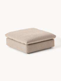 Pouf Felix, Tissu beige, larg. 100 x prof. 110 cm