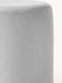 Hocker Daisy, Bezug: 100% Polyester Der hochwe, Rahmen: Sperrholz, Webstoff Hellgrau, Ø 38 x H 45 cm