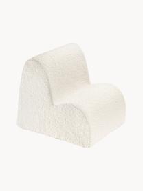 Teddy-Kindersessel Cloud, Bezug: Teddy (100 % Polyester), Teddy Off White, B 50 x H 50 cm