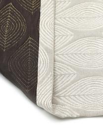 Tafelloper Dulce in beige, 78% polyester, 22% katoen, Beige, B 40 x L 145 cm