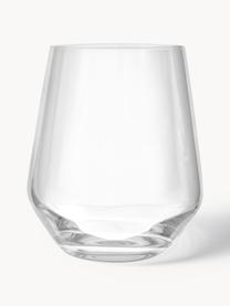 Vasos de cristal Revolution, 6 uds., Cristal 

¡Trae el brillo del cristal a tu mesa de comedor! El cristal es excepcionalmente transparente y pesado, lo que significa que se siente valioso y al mismo tiempo tiene un buen aspecto. Además, los delicados cortes hacen de cada pieza un detalle especial, práctico y bonito., Transparente, Ø 9 x Al 11 cm, 470 ml