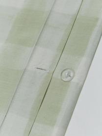 Ropa de cama de percal de algodón Milène, diseño Candice Gray, Verde salvia, Cama 90 cm (150 x 220 cm)