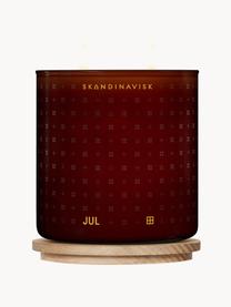 Vonná svíčka se dvěma knoty Jul (skořice, hřebíček, zázvor, med, svařené víno), Skořice, hřebíček, zázvor, Ø 10 cm, V 16 cm