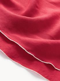 Tovaglia rotonda in lino con bordino Kennedy, 100% lino lavato

Il lino è una fibra naturale caratterizzata da traspirabilità, resistenza e morbidezza.

Il materiale utilizzato in questo prodotto è testato per le sostanze nocive e certificato secondo lo STANDARD 100 by OEKO-TEX®, 6760CIT, CITEVE., Rosso, bianco, 4-6 persone (Ø 180 cm)