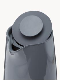 Bollitore elettrico Emma 1,2 L, Rivestimento: smalto, Manico: legno di faggio, Grigio scuro, lucido, 1,2 L