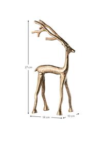 Ručne vyrobená dekorácia Marely, Hliník, Odtiene zlatej, Š 10 x V 27 cm