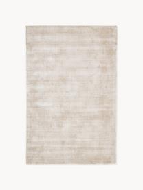 Tapis en viscose tissé main Jane, Beige clair, larg. 300 x long. 400 cm (taille L)