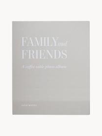 Fotoalbum Family And Friends, 55 % šedý karton, 18 % polyester, 15 % papír, 2 % bavlna

Tento produkt je vyroben z udržitelných zdrojů dřeva s certifikací FSC®., Světle šedá, Š 32 cm, V 26 cm