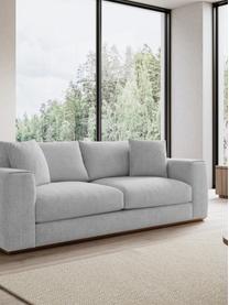 Sofa Vienna (3-osobowa), Tapicerka: 100% poliester Dzięki tka, Szara tkanina, S 234 x G 102 cm