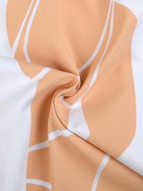 Design kussenhoes Body van Kera Till, 100% katoen, Wit, beige, bruin, B 40 x L 40 cm