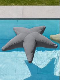 Pouf sacco piccolo da esterno fatto a mano Starfish, Rivestimento: 70% PAN + 30% PES, imperm, Grigio scuro, Larg. 83 x Lung. 83 cm