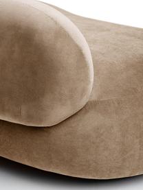 Nierensofa Alba (3-Sitzer), Bezug: 97% Polyester, 3% Nylon D, Gestell: Massives Fichtenholz, FSC, Webstoff Beige, B 235 x T 114 cm, Rückenlehne rechts