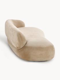 Sofa Alba (3-Sitzer), Bezug: 97% Polyester, 3% Nylon D, Gestell: Massives Fichtenholz, Bir, Füße: Kunststoff Dieses Produkt, Webstoff Beige, B 235 x T 114 cm, Rückenlehne links