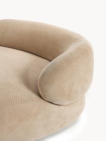 Sofa Alba (3-Sitzer), Bezug: 97% Polyester, 3% Nylon D, Gestell: Massives Fichtenholz, Bir, Füße: Kunststoff Dieses Produkt, Webstoff Beige, B 235 x T 114 cm, Rückenlehne links