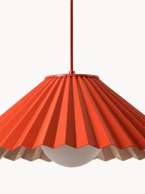 Hanglamp The Pleat, Lampenkap: opaalglas, Rood, Ø 50 cm