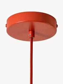 Lampada a sospensione The Pleat, Paralume: vetro opale, Rosso, Ø 50 cm