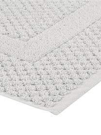 Alfombrilla de baño texturizada Katharina, Gris claro, An 50 x L 70 cm