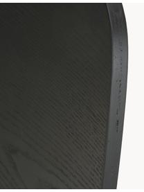 Houten stoelen Nadja met gestoffeerde zitvlak, 2 stuks, Bekleding: polyester Met 100.000 sch, Poten: gepoedercoat metaal, Geweven stof crèmewit, zwart, B 51 x D 52 cm