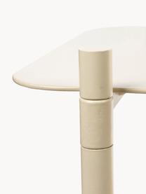 Metalen sidetable River, Gecoat metaal, Beige, B 100 x H 62 cm