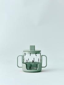 Kinderbeker Grow With Your Cup met houder, Tritan (kunststof), BPA-vrij, Groen, Ø 7 x H 8 cm